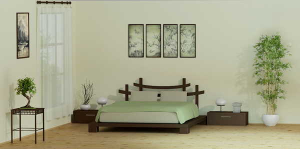 Zen Style Bedroom 2012