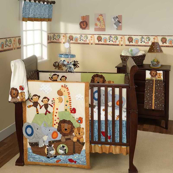 S.S. Noah 5 Piece Baby Crib Bedding Set