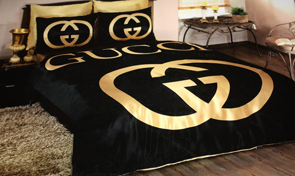 Gucci Bedding Set Satin