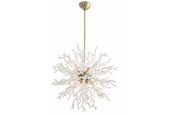 Diallo Chandelier- White