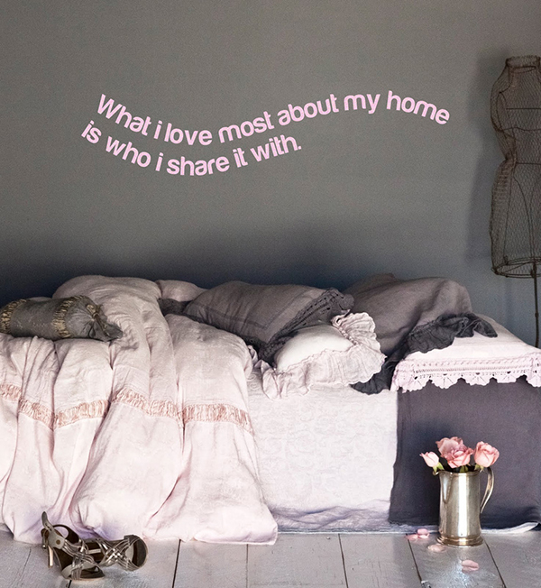 What I Love, family Wall Sticker
