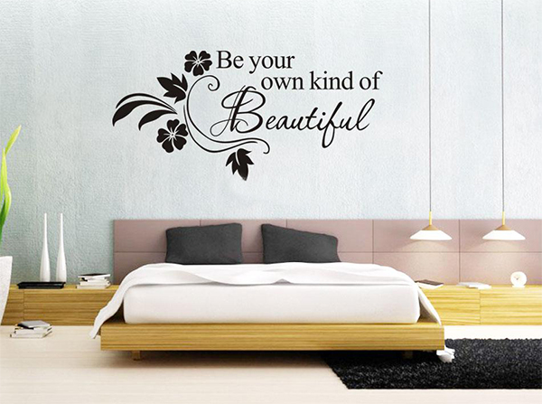 Inspiring Bedroom Wall Quote Decals - Bedroomm