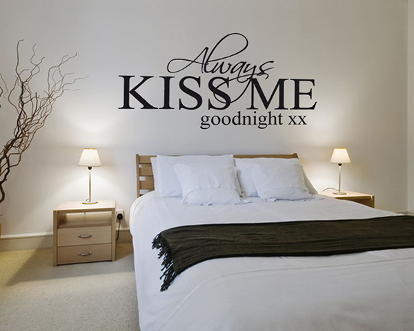 Inspiring Bedroom Wall Quote Decals - Bedroomm