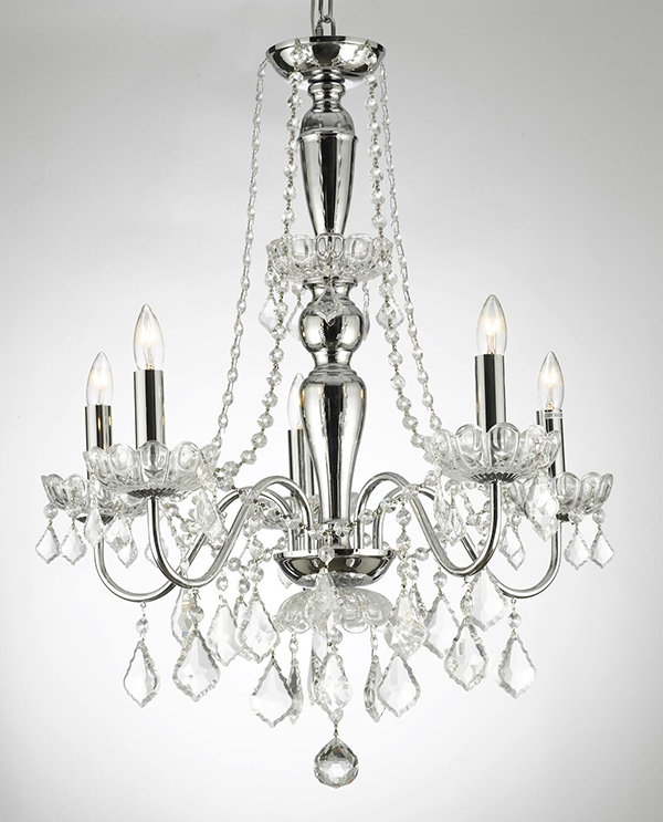 Royal Collection 5 Lights Crystal Chandelier