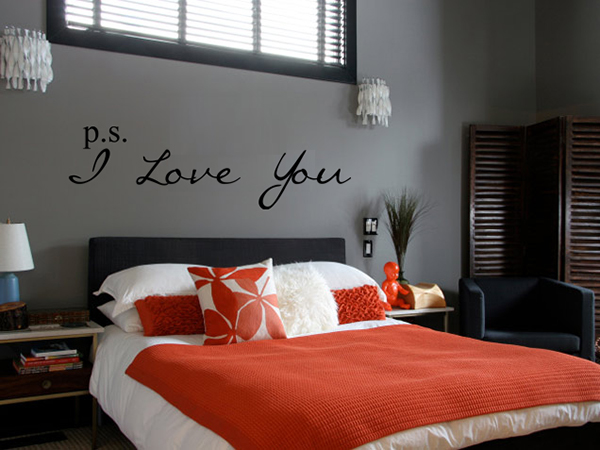 PS I Love You Wall Decal