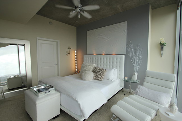 Modern White Bedroom