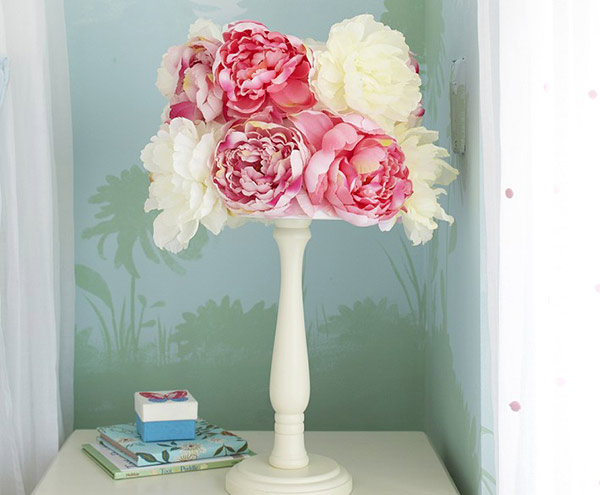 Peony Shade & Candlestick Base