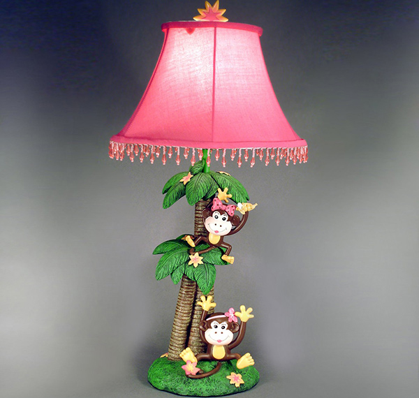 1761 Monkeys Kids Table Lamp