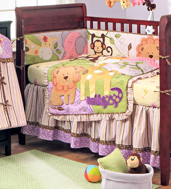 Jungle BFF Crib Bedding Set by Bananafish