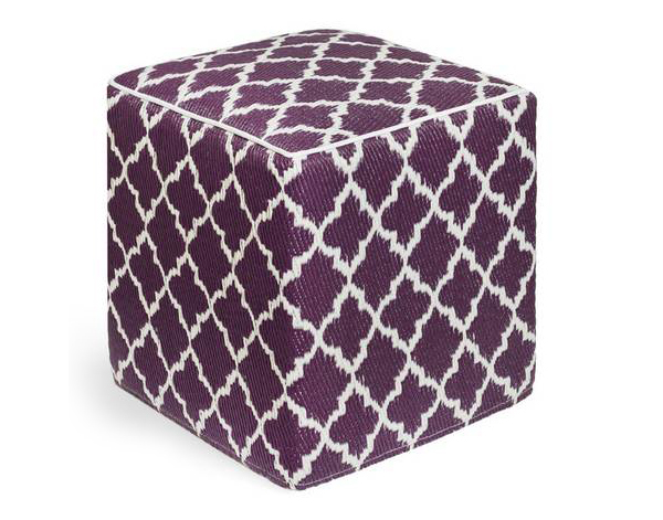 Tangier - Plum & White Cube-Moroccan