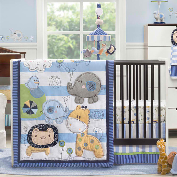 Kidsline Jungle Doodle 4 Piece Crib Set